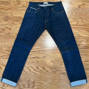 33X30 TAYLOR STITCH DARK BLUE JEANS